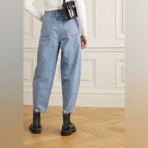 Agolde Super High Rise Balloon Light Blue Jeans Size 27